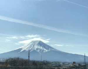 山梨から見た富士山